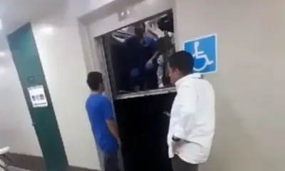 Se atora elevador del IMSS de Cuauhtémoc con paciente y enfermera adentro