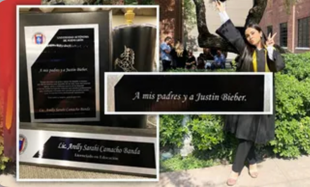 Joven de la UANL se gradúa, agradece a sus papás… y a Justin Bieber