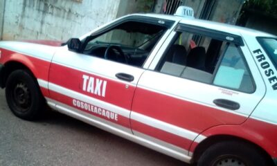 Se robaron el taxi 116 de Cosoleacaque