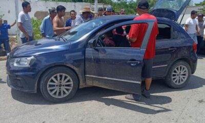 En Texistepec, tumulto detiene a presuntos «robachicos»