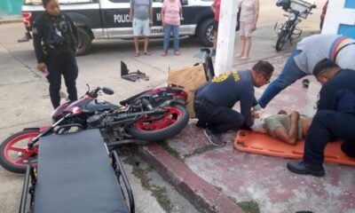 Tras cinco días de agonía, falleció motociclista que protagonizó aparatoso choque en el Centro de Minatitlán