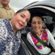 PRESENTE CLAUDIA TELLO EN RECEPCIÓN DE AMLO Y CLAUDIA SHEINBAUM