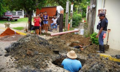Gobierno de Cosoleacaque intensifica trabajos de desazolve de drenajes.