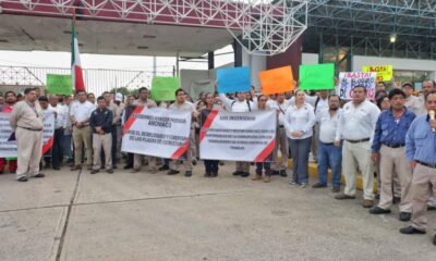 *Petroleros de Complejo Cosoleacaque se manifestaron*