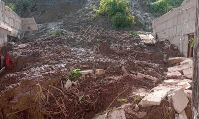 Cerro cayó sobre una casa en la zona rural de Minatitlán
