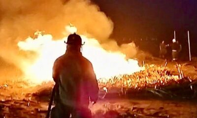 Incendian palapas en playas de Coatzacoalcos, Ver.