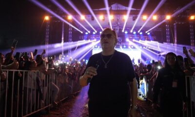 Tito Nieves y Alfredo “El Pulpo” cerraron con broche de oro, la Feria Cosoleacaque 2024.