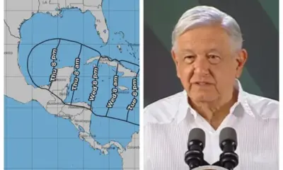 Gobierno sigue trayectoria del huracán Beryl para prevenir daños mayores: AMLO