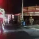Borracho tira tanque de gas y provoca incendio en tortería