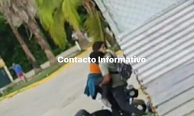 Captan en video probable intento de privación de la libertad de una mujer en Cosoleacaque (+VIDEO)