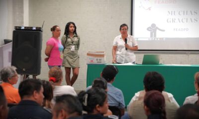 Funcionarios públicos de Cosoleacaque son capacitados en temas de desaparición.