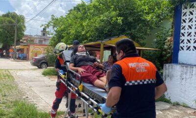 Mujer se provoca herida con arma blanca en Acayucan.