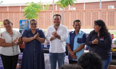 Celebra Ponciano Vázquez Parissi a los bomberos de Cosoleacaque.