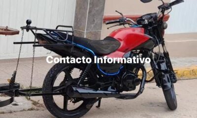 Roban motocicleta en la colonia Santa Clara, todo quedó grabado en video