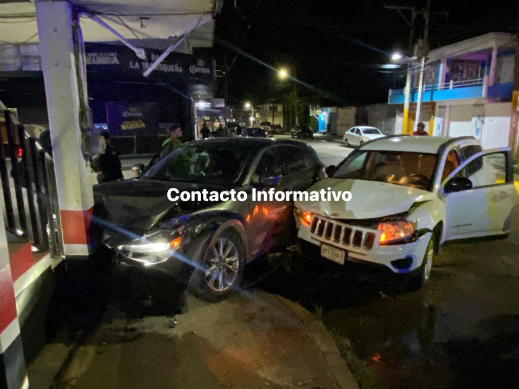 Encontronazo en el Playón Sur; una mujer resultó herida