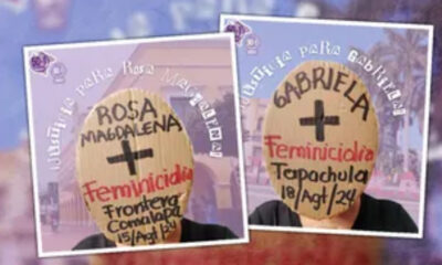 En Chiapas, reportan dos feminicidios en menos de una semana
