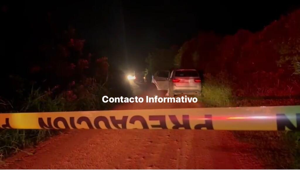 Hallan camioneta abandonada con dos cuerpos en Jáltipan, Ver.