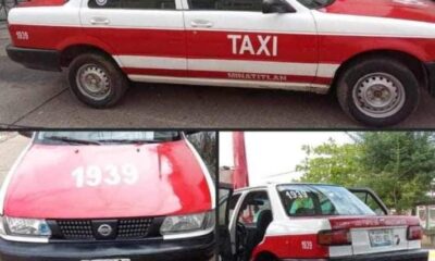 Se robaron otro taxi en Minatitlán