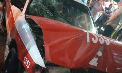 Taxi de Minatitlán atropelló a familia en moto en Oteapan