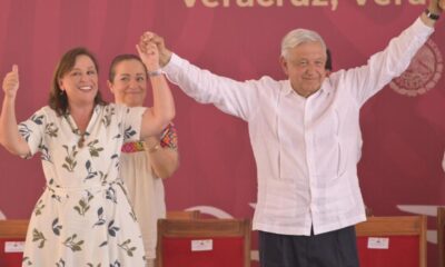ACOMPAÑADO DE ROCÍO NAHLE Y CUITLÁHUAC GARCÍA, EL PRESIDENTE ANDRÉS MANUEL LÓPEZ OBRADOR INAUGURÓ EL CENTRO CULTURAL LEYES DE REFORMA EN VERACRUZ PUERTO