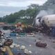 Tragedia en autopista del sur de Veracruz; transportista m4ere c@lcinad0 en choque (+VIDEO)