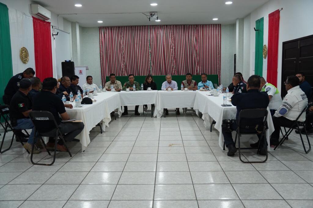El municipio de Cosoleacaque sede de la mesa de seguridad.