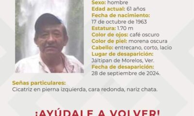 Reportan como desaparecid0 a abuelito en Jáltipan