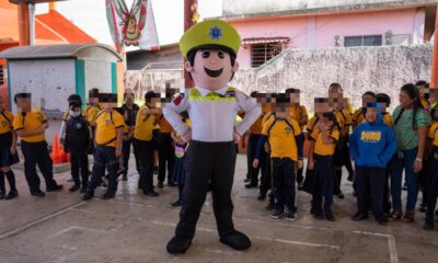 Gobierno de Cosoleacaque pone en marcha el programa “Vialidad Segura en tu escuela”.