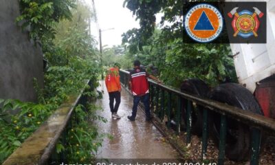 Protección Civil Cosoleacaque atiende reportes de zona urbana y rural.