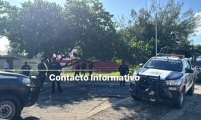 Abandonan c@b3za en las afueras de Tránsito del Estado en Minatitlán