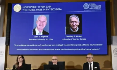 Nobel de Física para Hopfield y Hinton por sentar bases de la inteligencia artificial