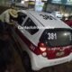 Detienen a taxista por estrellarse en estado de 3briedad en el Bulevar Instituto Tecnológico