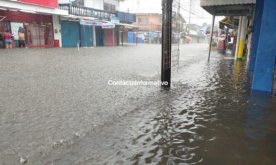 Afectaciones en Minatitlán por fuerte lluvia