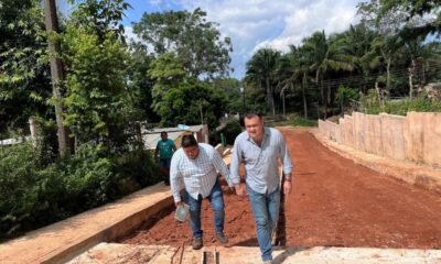 Avanzan obras en la localidad de Coacotla en Cosoleacaque.