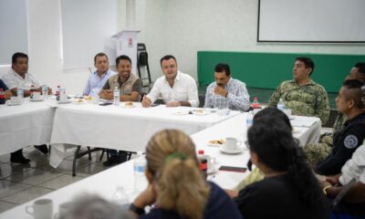Ponciano Vázquez Parissi encabeza mesa de seguridad, en Cosoleacaque.