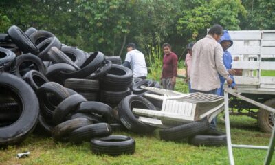 Jornada de descacharrización permanente en el municipio de Cosoleacaque.