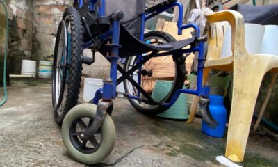 Urge una silla de ruedas para Julio César; sigue luchando con las secuelas de la embolia