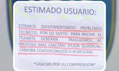 Inoperante el módulo de licencias en Minatitlán, Ver.