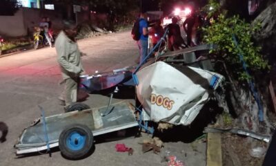 AUTO EMBIST3 CARRITO DE HOTDOGS Y MAT4 A MENOR DE EDAD EN JÁLTIPAN.