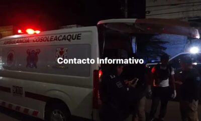Dama atr0p3llad@ en el Bulevar de Minatitlán