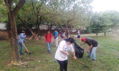 Exitosa jornada de limpieza en el campo «El Cocal»; convocó la iglesia de Jesucristo de los Santos de los Últimos Días