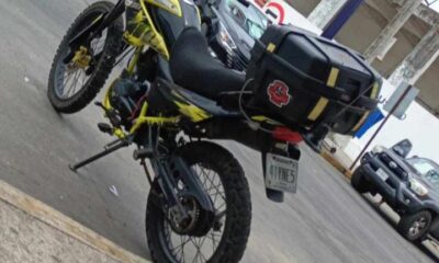 Buscan moto r0bada en la colonia Nueva MIna