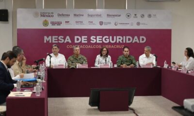 GOBERNADORA ROCÍO NAHLE ENCABEZA PRIMERA MESA DE SEGURIDAD EN COATZACOALCOS