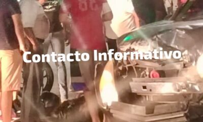 Encontronazo entre moto y auto en la Insurgentes Norte