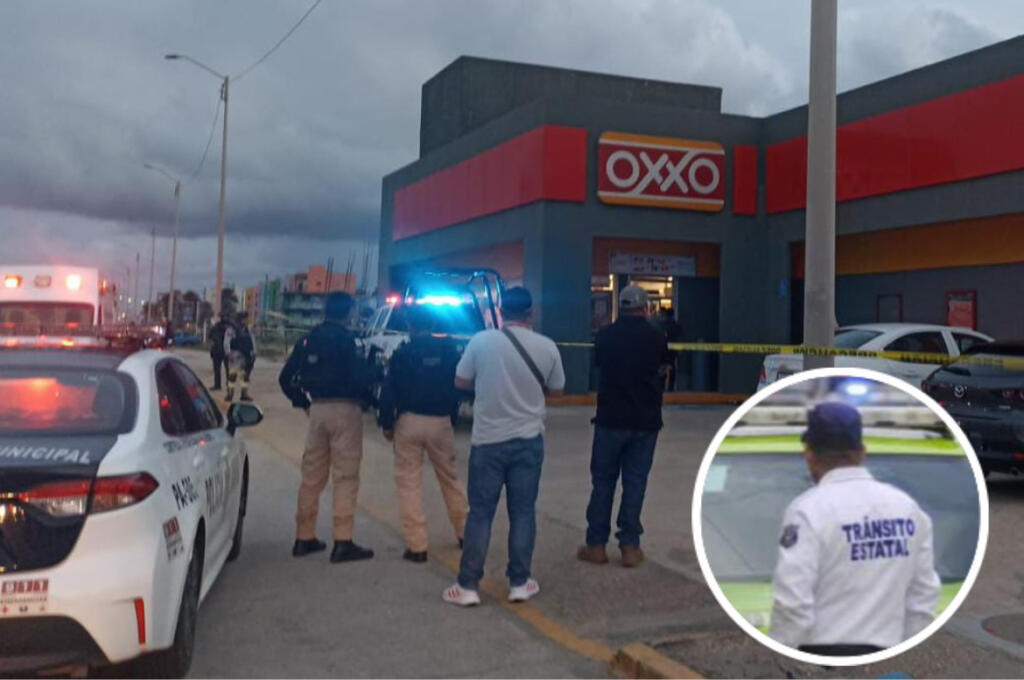 Era agente de Tránsito la persona as3sinad@ en un Oxxo en Coatzacoalcos, Ver.