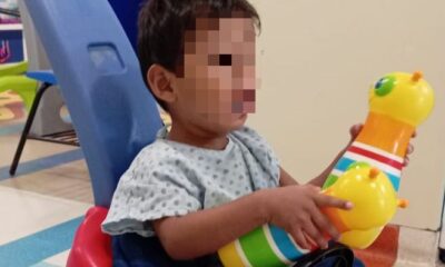 Cristopher, niño que se qu3mó con olla de frijoles h!rv!endo en Minatitlán, regresó a casa