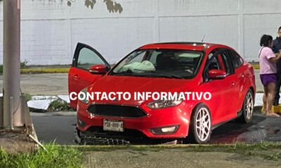 Daños materiales por accidente en el Bulevar