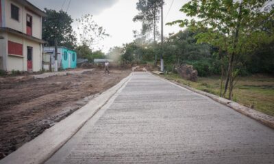 Más obra pública que mejora la calidad de vida de los habitantes de Cosoleacaque.