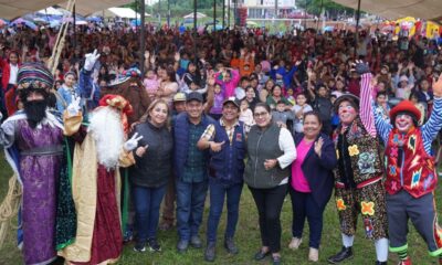 Miles de niños de Cosoleacaque disfrutaron de 8 días de celebración de Reyes Magos.