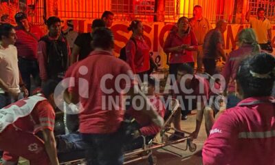 Dos personas l3sionadas tras accid3nte en moto en Minatitlán.